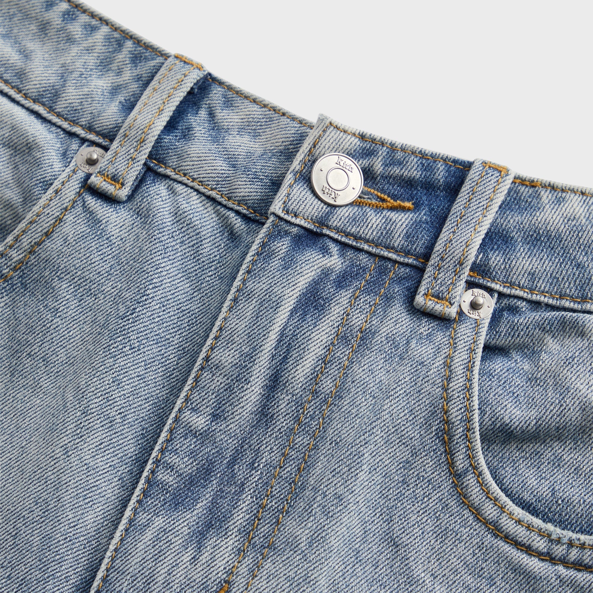 Kith Centre Straight Jean - Light Indigo