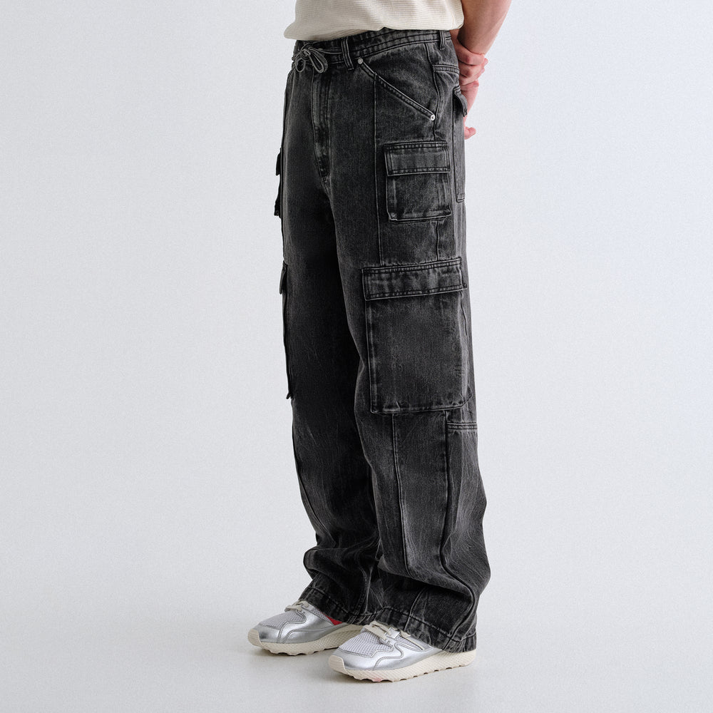 Kith Zane Denim Cargo Pant - Ryder Wash
