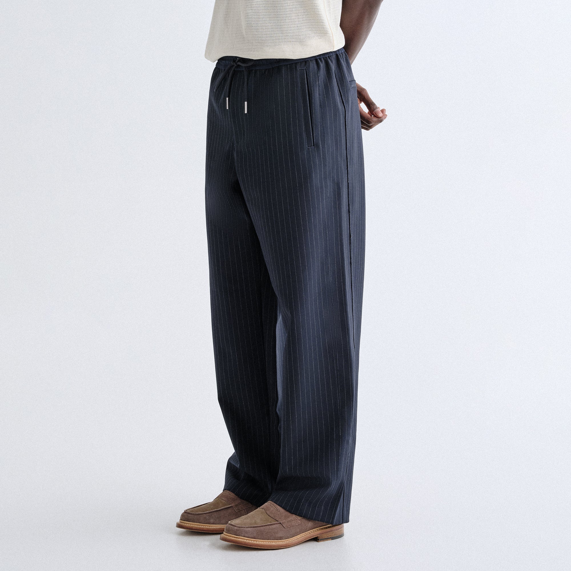 &Kin Double Weave Lenox Pant - Nocturnal