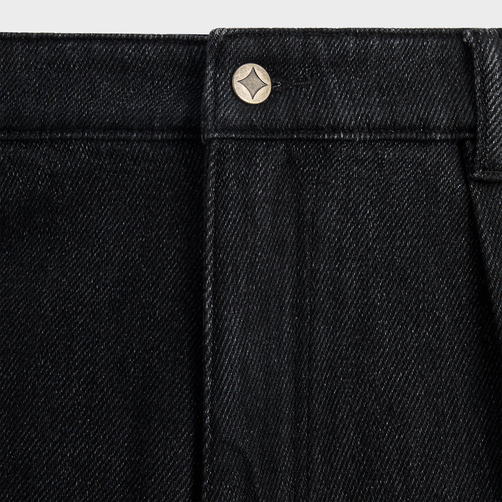&Kin Brett Pleated Taper - Ryder Wash