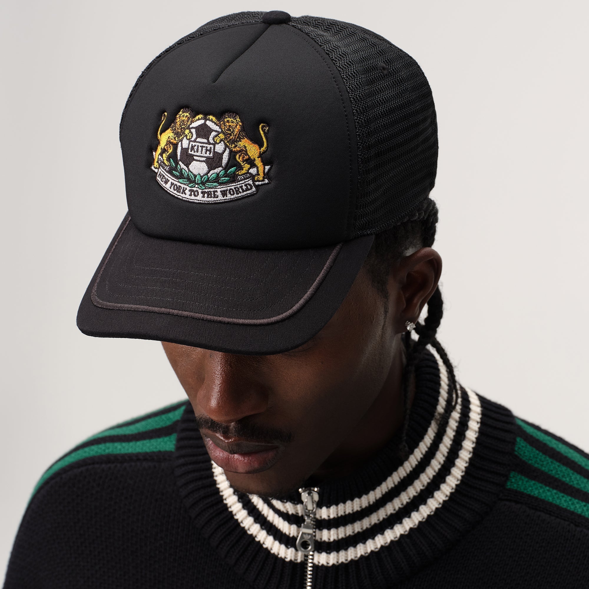 Kith for adidas Football Trucker Hat - Black