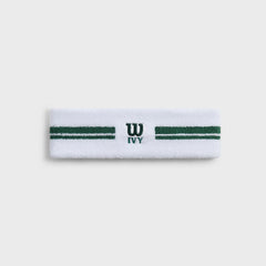 Kith Ivy for Wilson Terry Stripe Headband - White