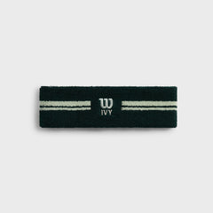 Kith Ivy for Wilson Terry Stripe Headband - Ivy Green