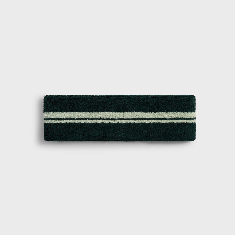 Kith Ivy for Wilson Terry Stripe Headband - Ivy Green