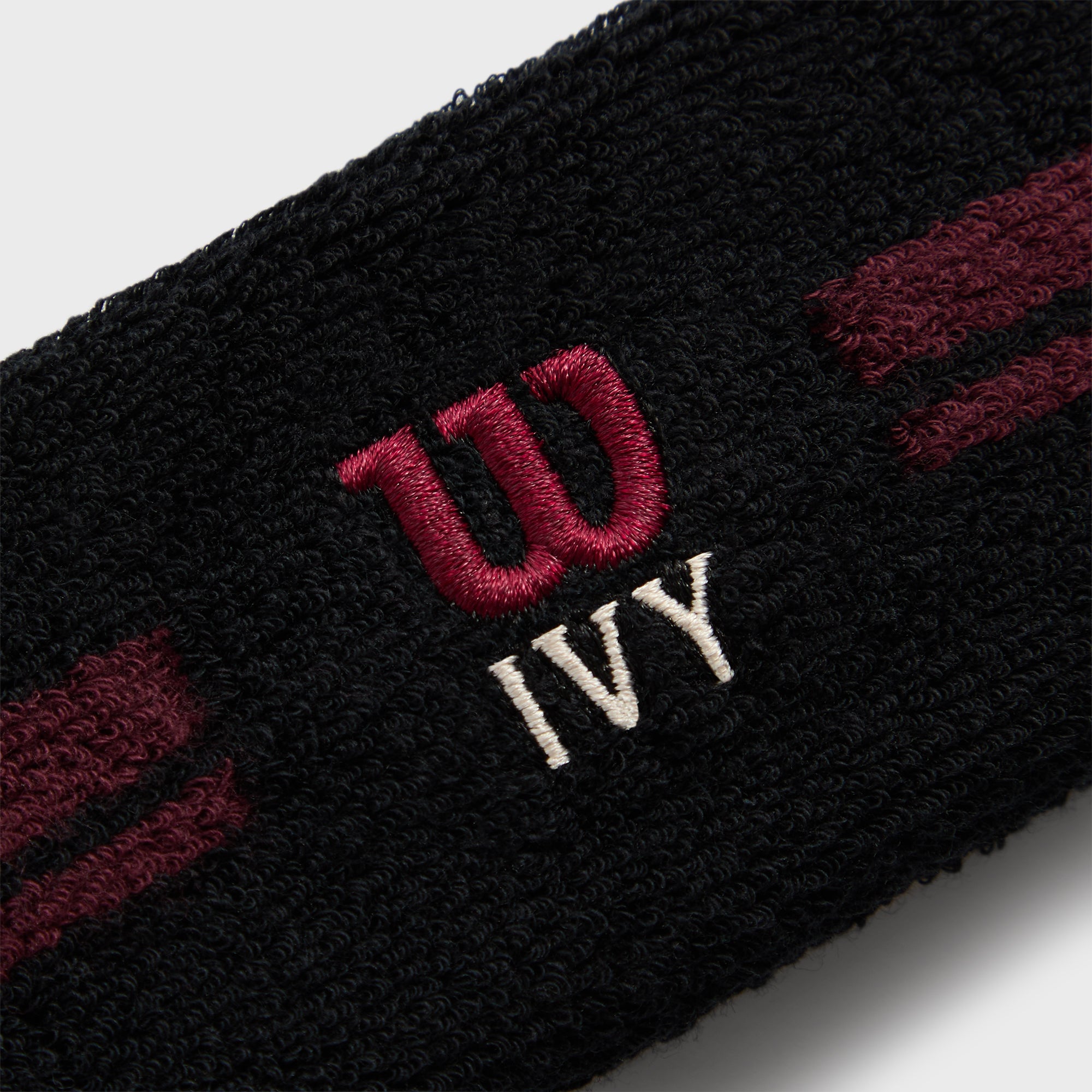 Kith Ivy for Wilson Terry Stripe Headband - Black