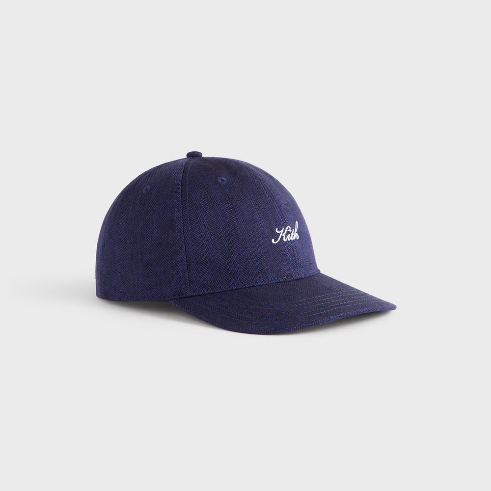Kith Herringbone Snap Aaron Classic Cap - Nocturnal