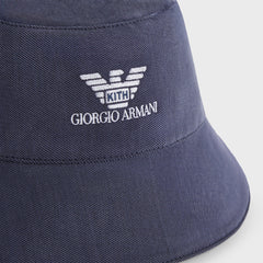 Giorgio Armani & Kith Cupro Jersey Bucket Hat - Nocturnal