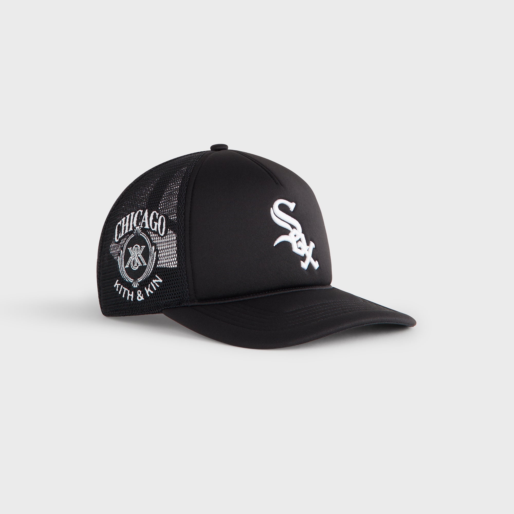 Kith & '47 for the Chicago White Sox Hitch Snapback Trucker Hat - Blac