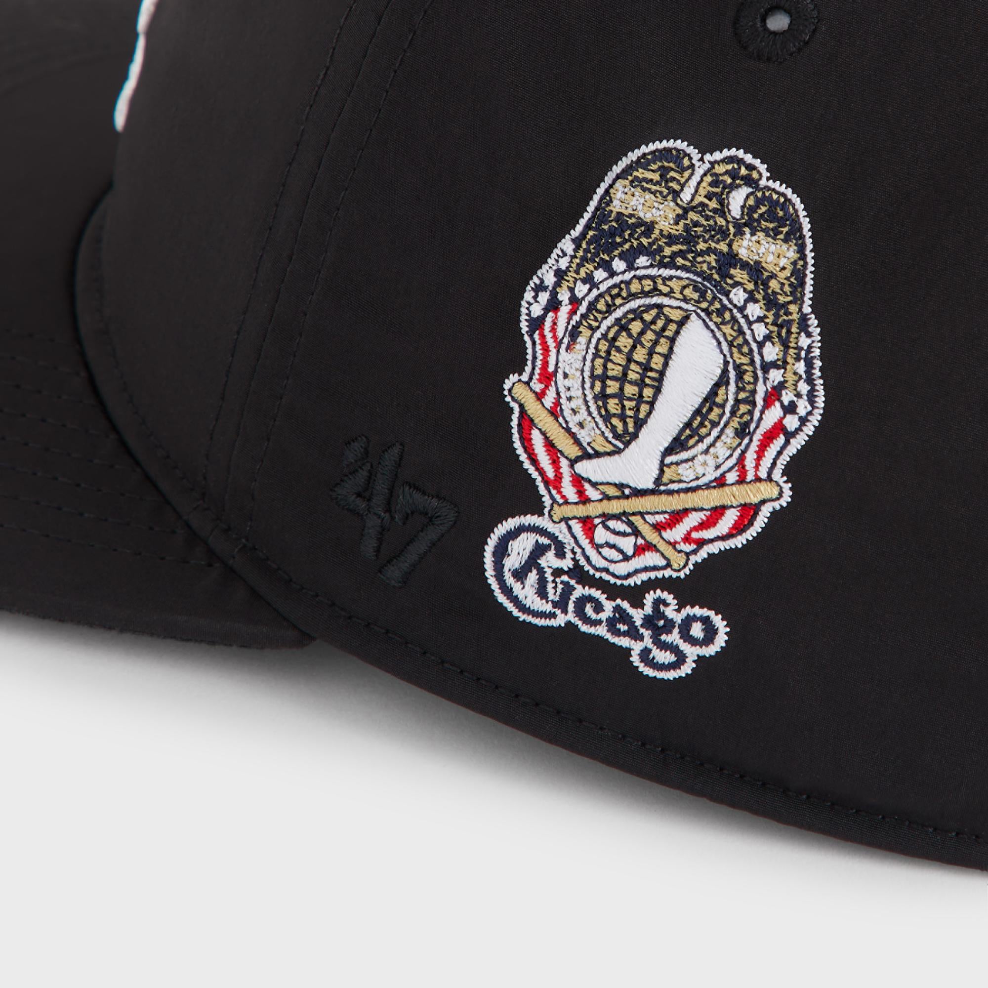 Kith & '47 for the Chicago White Sox Nylon SL Hitch Snapback - Black