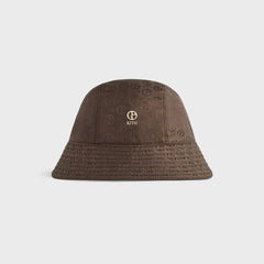 Giorgio Armani & Kith Jacquard Silk Camper Bucket Hat - Kindling
