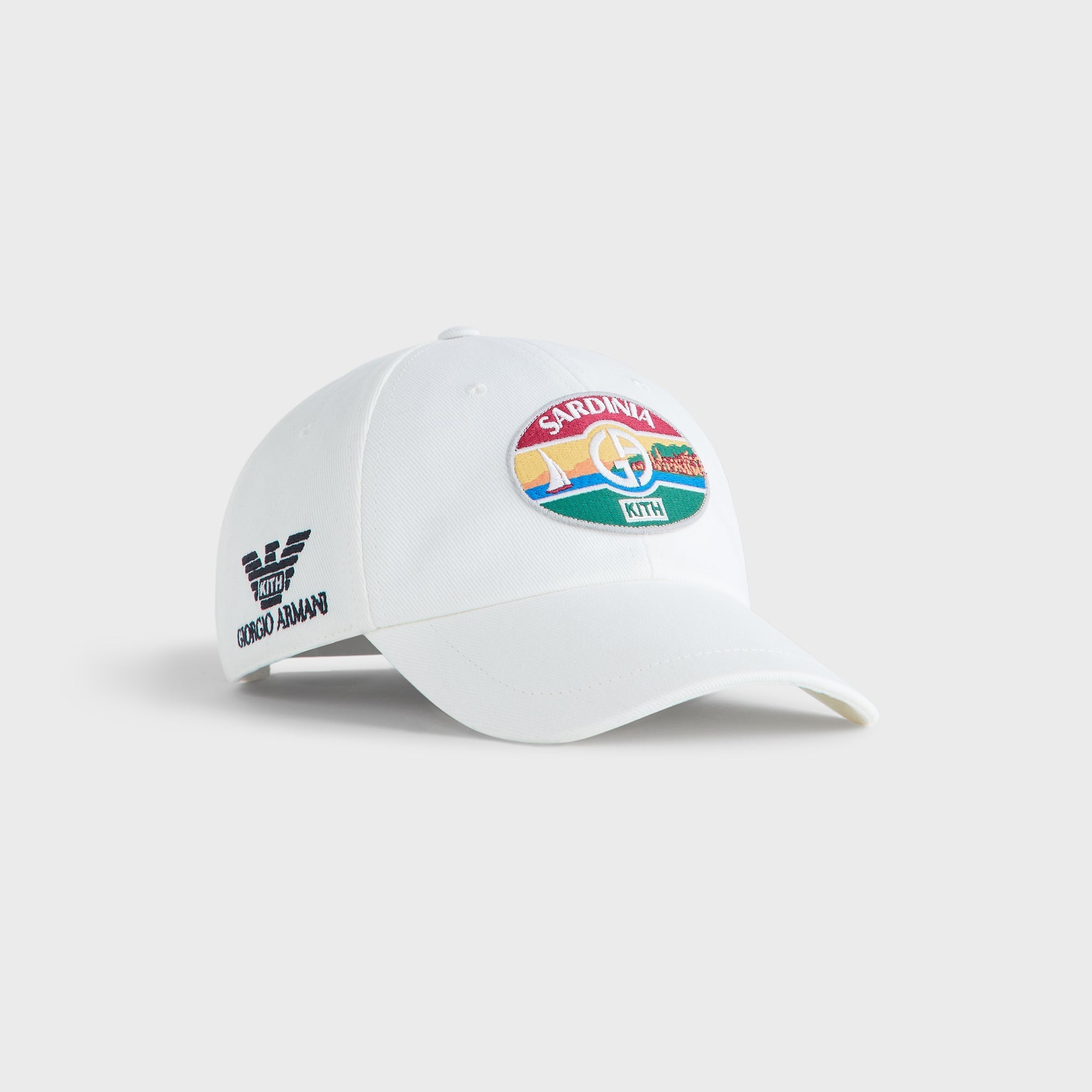 Giorgio Armani & Kith Sardinia Classic Cap - White