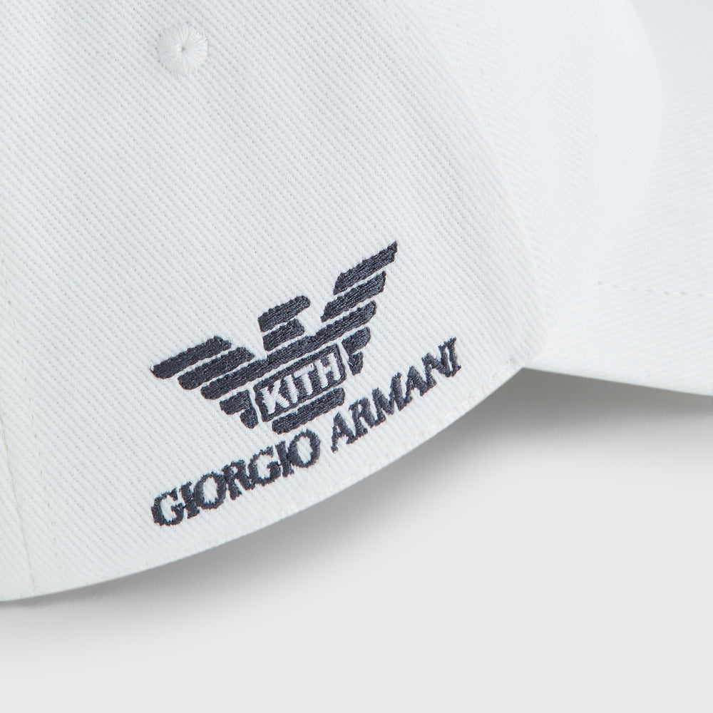 Giorgio Armani & Kith Sardinia Classic Cap - White