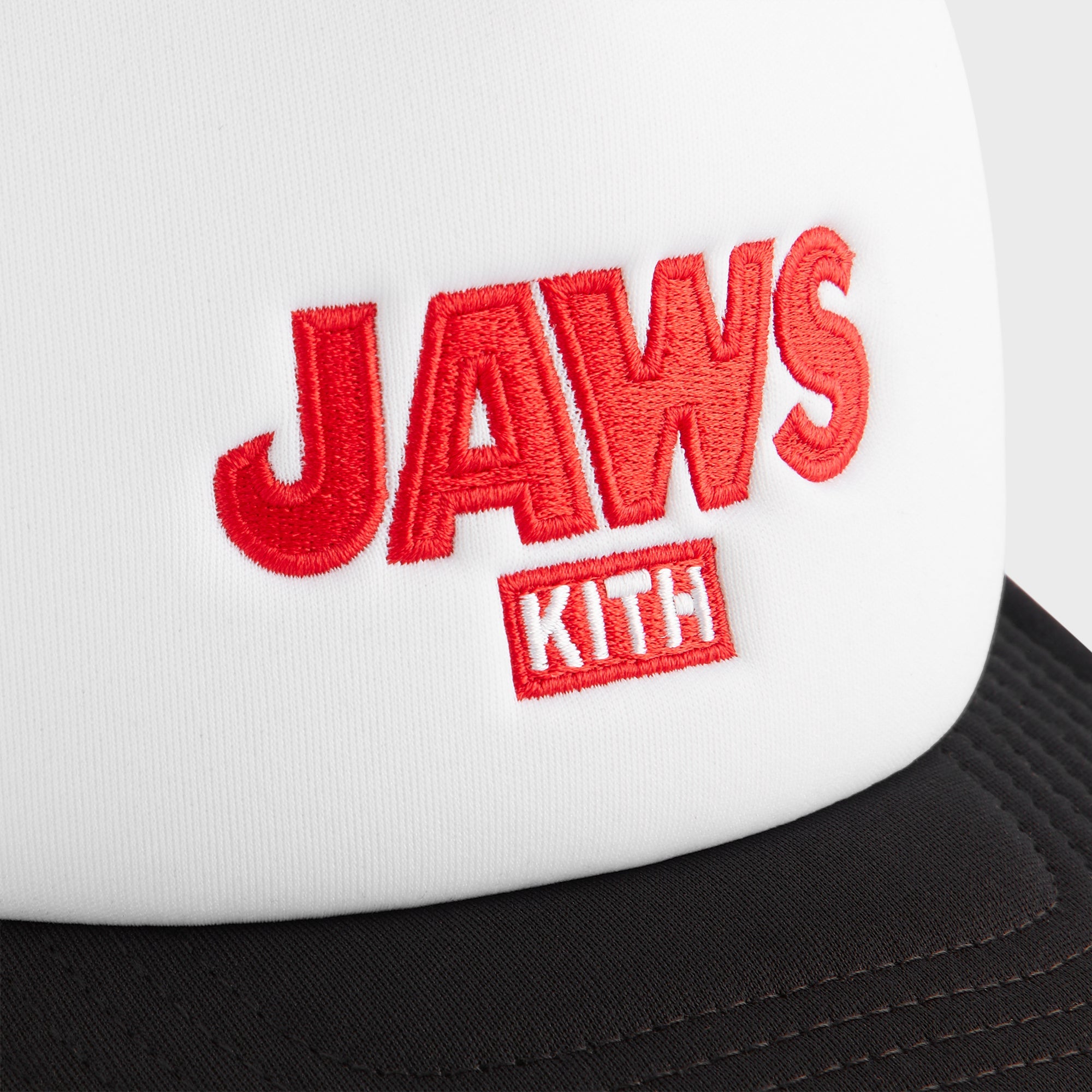 Kith for JAWS Ripple Poly Foam Nolan Trucker Hat - Black