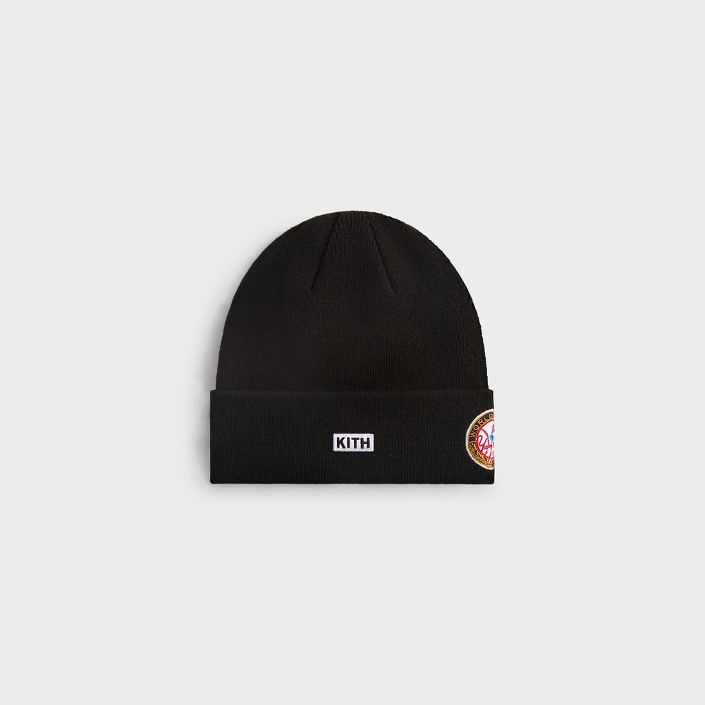 Kith & New Era for the New York Yankees Knit Beanie - Black