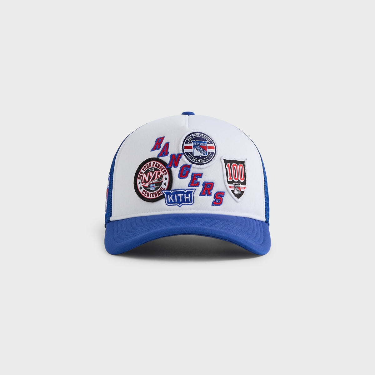 Kith & New Era for the New York Rangers 9FORTY Poly Foam Trucker Hat -