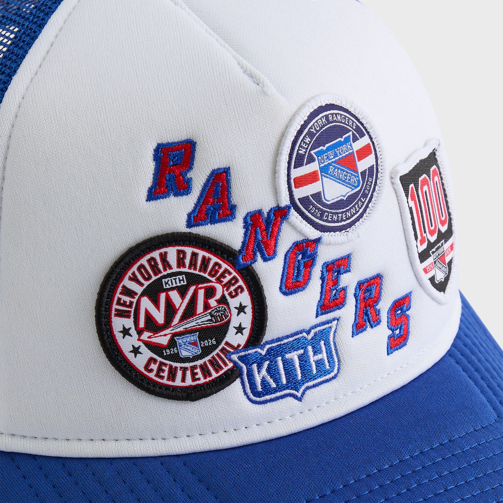 Kith & New Era for the New York Rangers 9FORTY Poly Foam Trucker Hat -