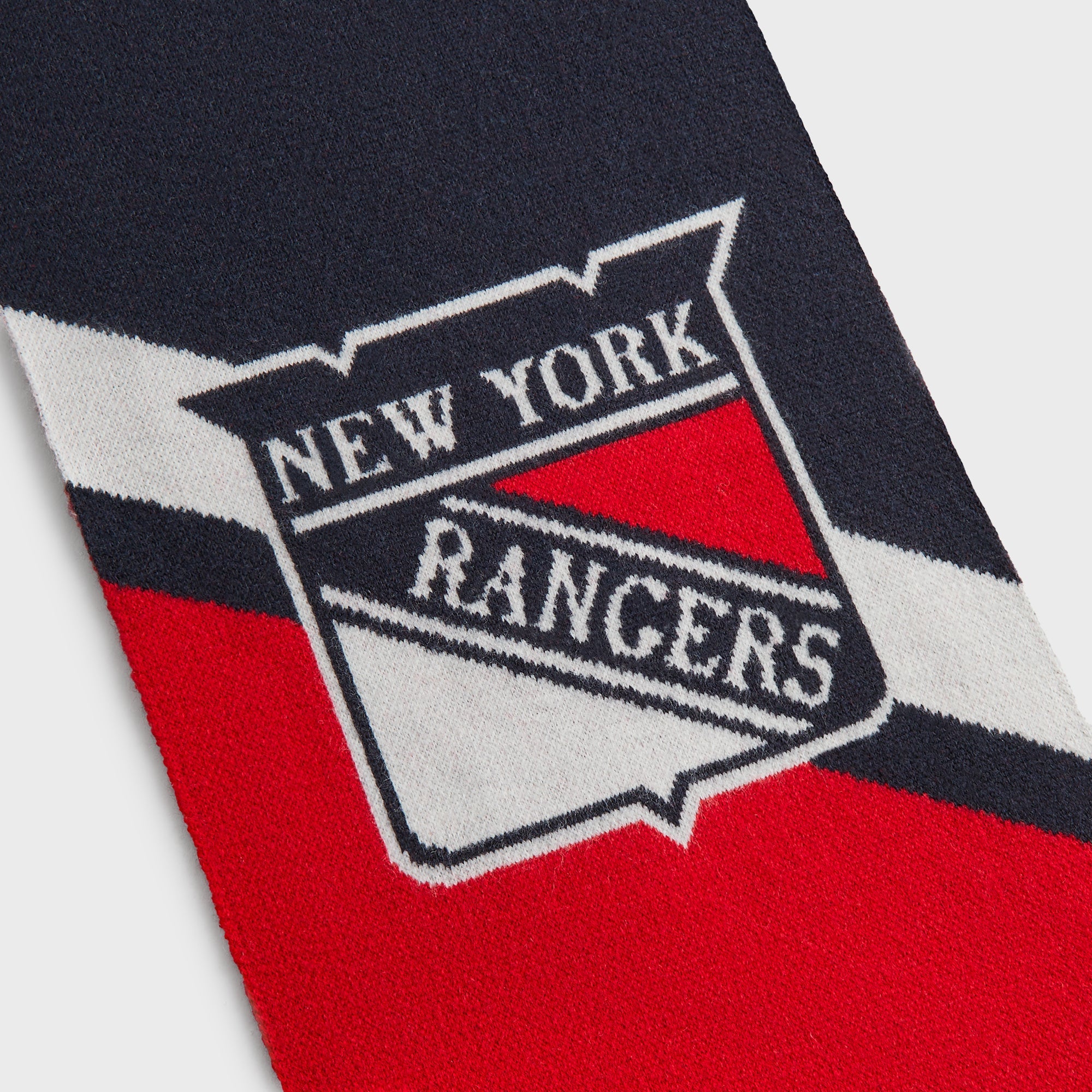 Kith for the New York Rangers Centennial Jacquard Knit Scarf - Nocturn