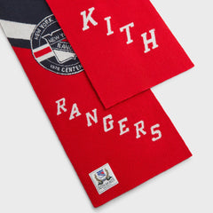Kith for the New York Rangers Centennial Jacquard Knit Scarf - Nocturn