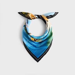 Giorgio Armani & Kith Malibu Printed Silk Bandana - Multi