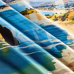 Giorgio Armani & Kith Malibu Printed Silk Bandana - Multi