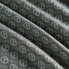 Giorgio Armani & Kith Monogram Printed Silk Bandana - Concrete