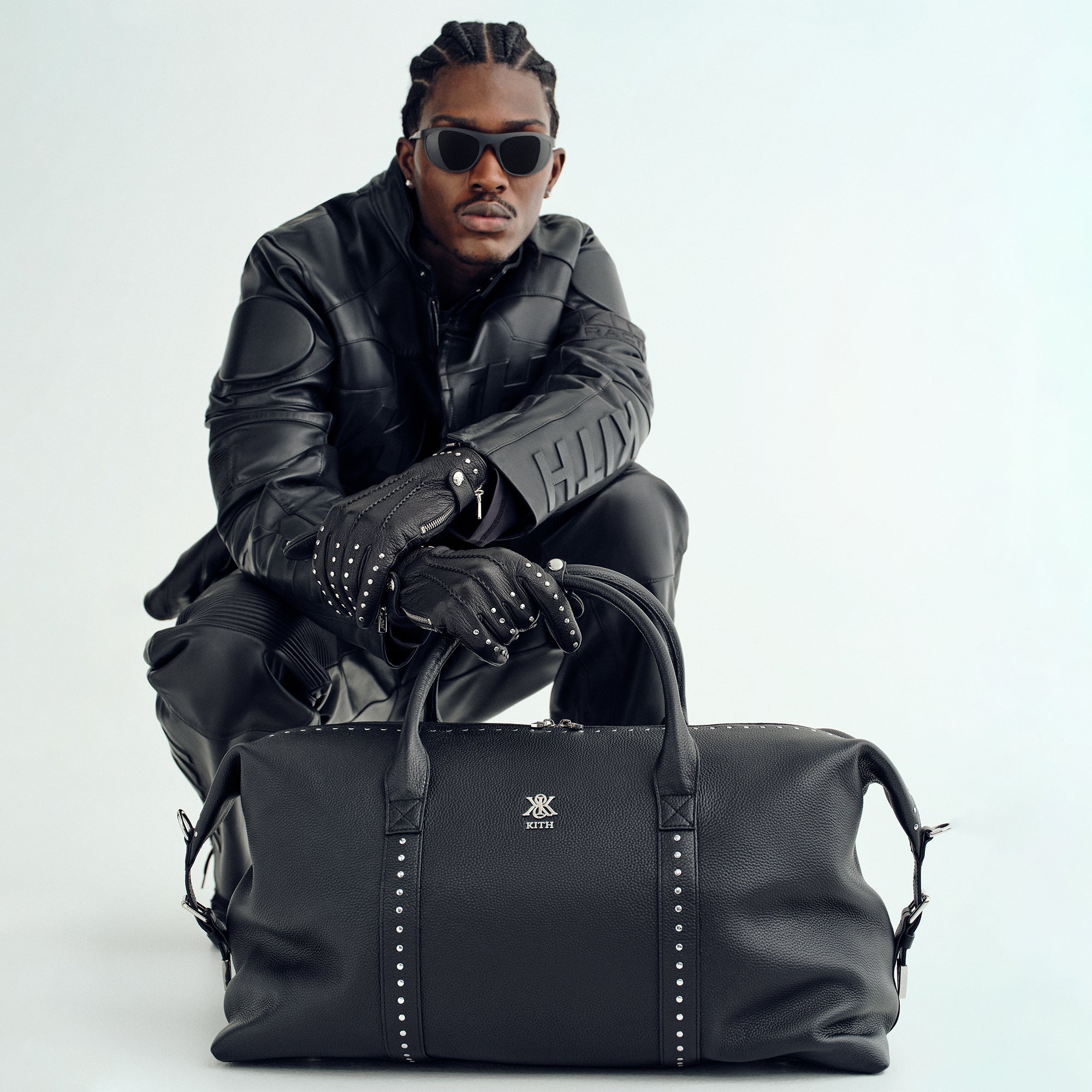 Kith Studded Duffle Bag - Black