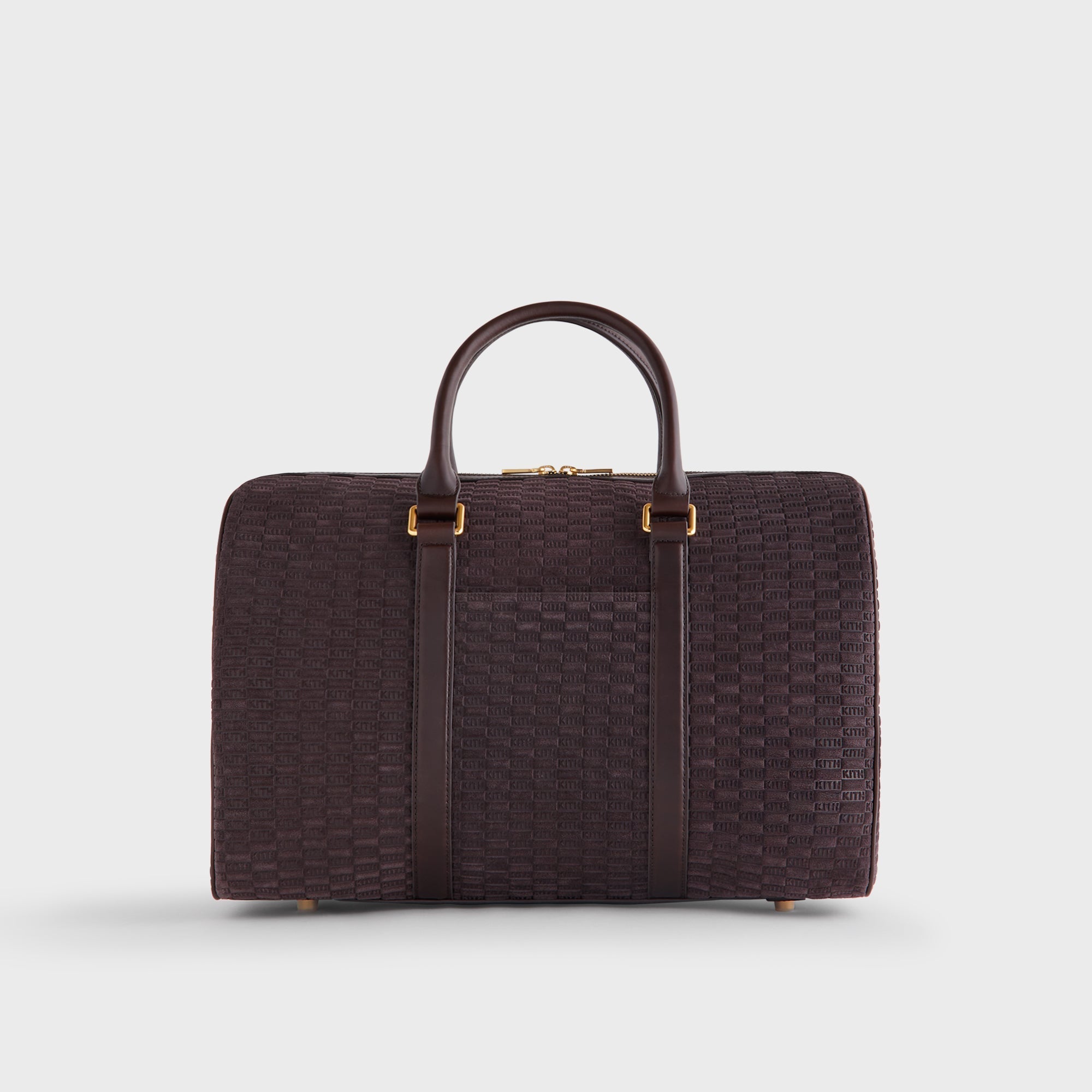 Kith Monogram Suede Traveler K40 Bag - Incognito