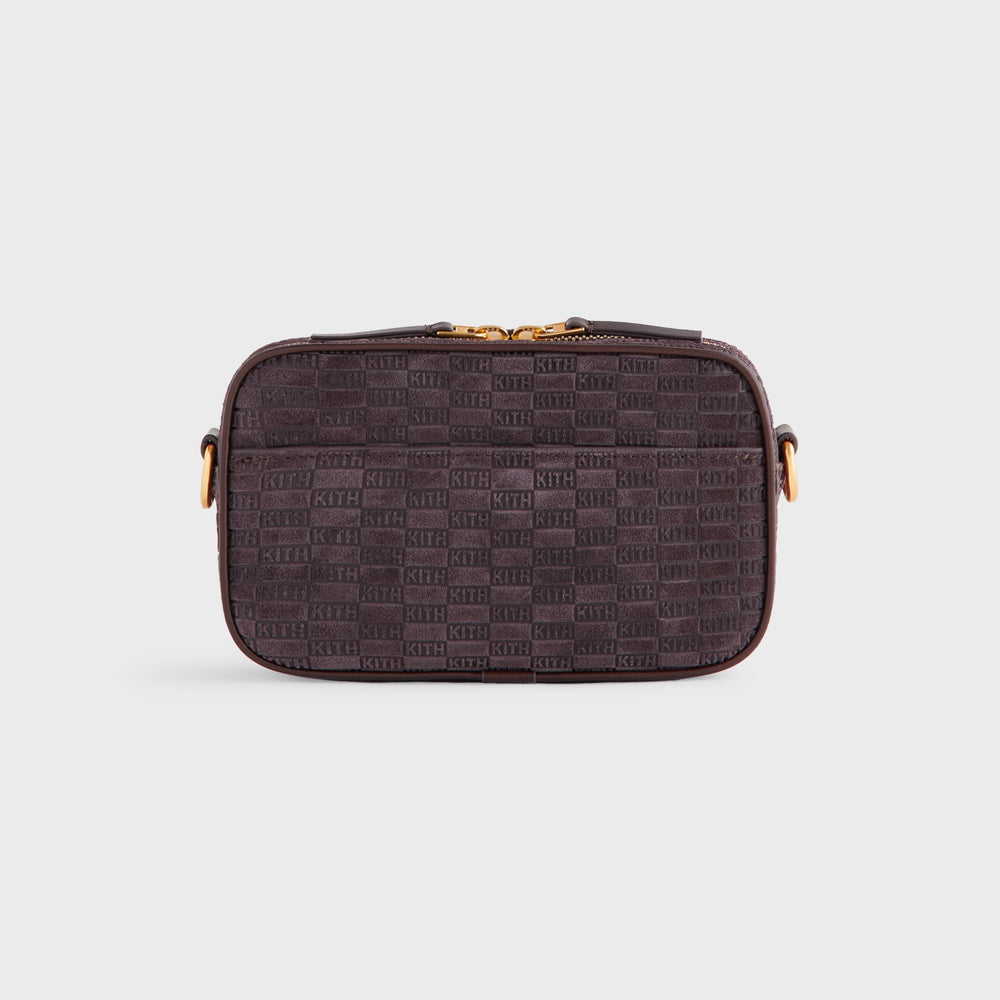 Kith Monogram Suede Crosswalk K20 Bag - Incognito