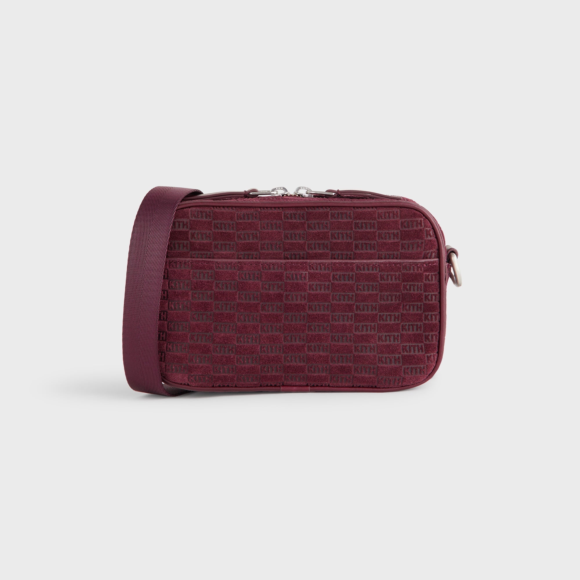 Kith Monogram Suede Crosswalk K20 Bag - Magma