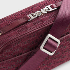 Kith Monogram Suede Crosswalk K20 Bag - Magma