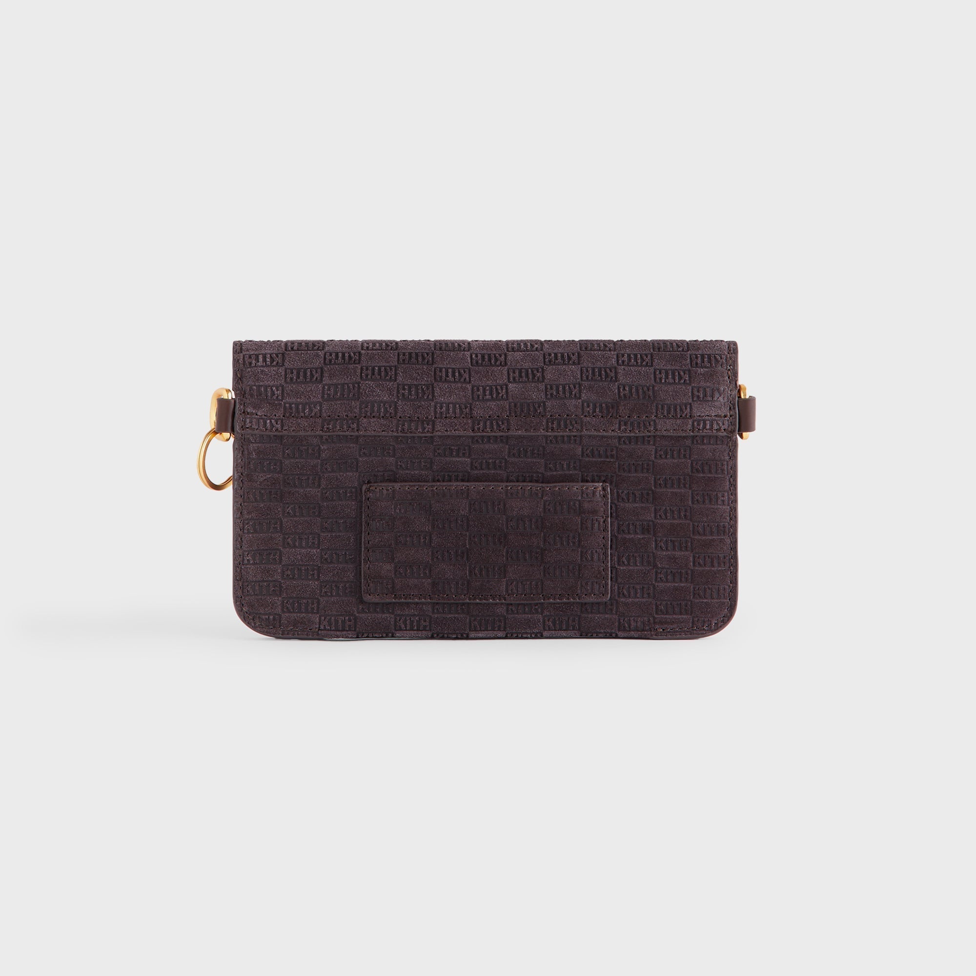 Kith Monogram Suede Envelope K20 Bag - Incognito
