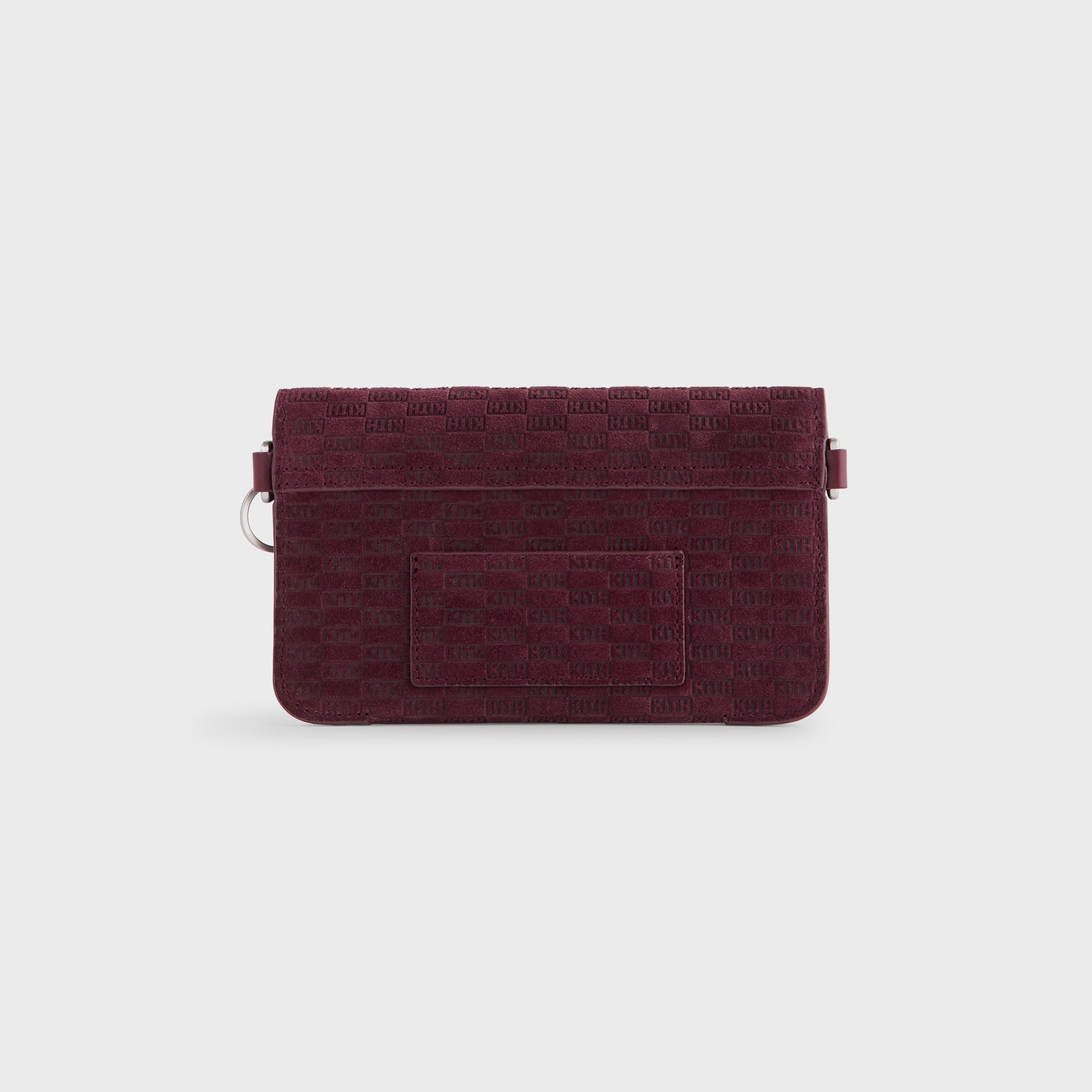 Kith Monogram Suede Envelope K20 Bag - Magma