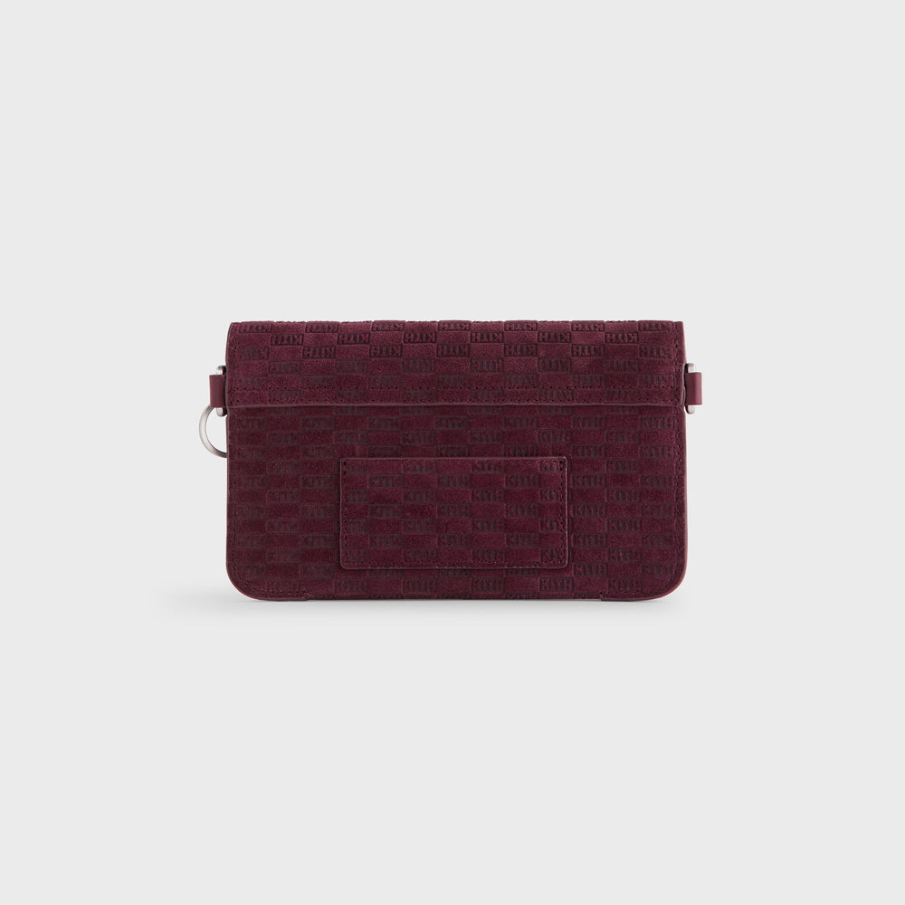 Kith Monogram Suede Envelope K20 Bag - Magma