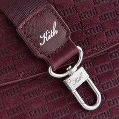 Kith Monogram Suede Envelope K20 Bag - Magma