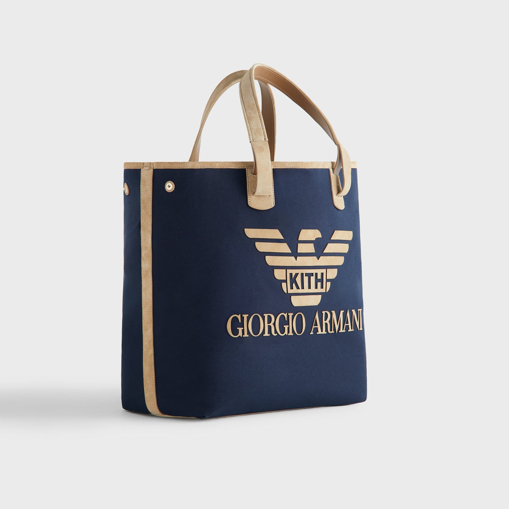 Giorgio Armani & Kith Canvas Tote - Nocturnal