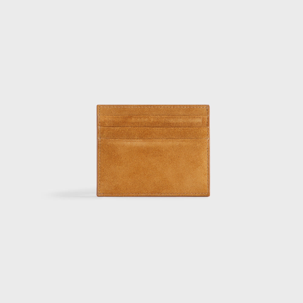 Giorgio Armani & Kith Suede Card Holder - Tan