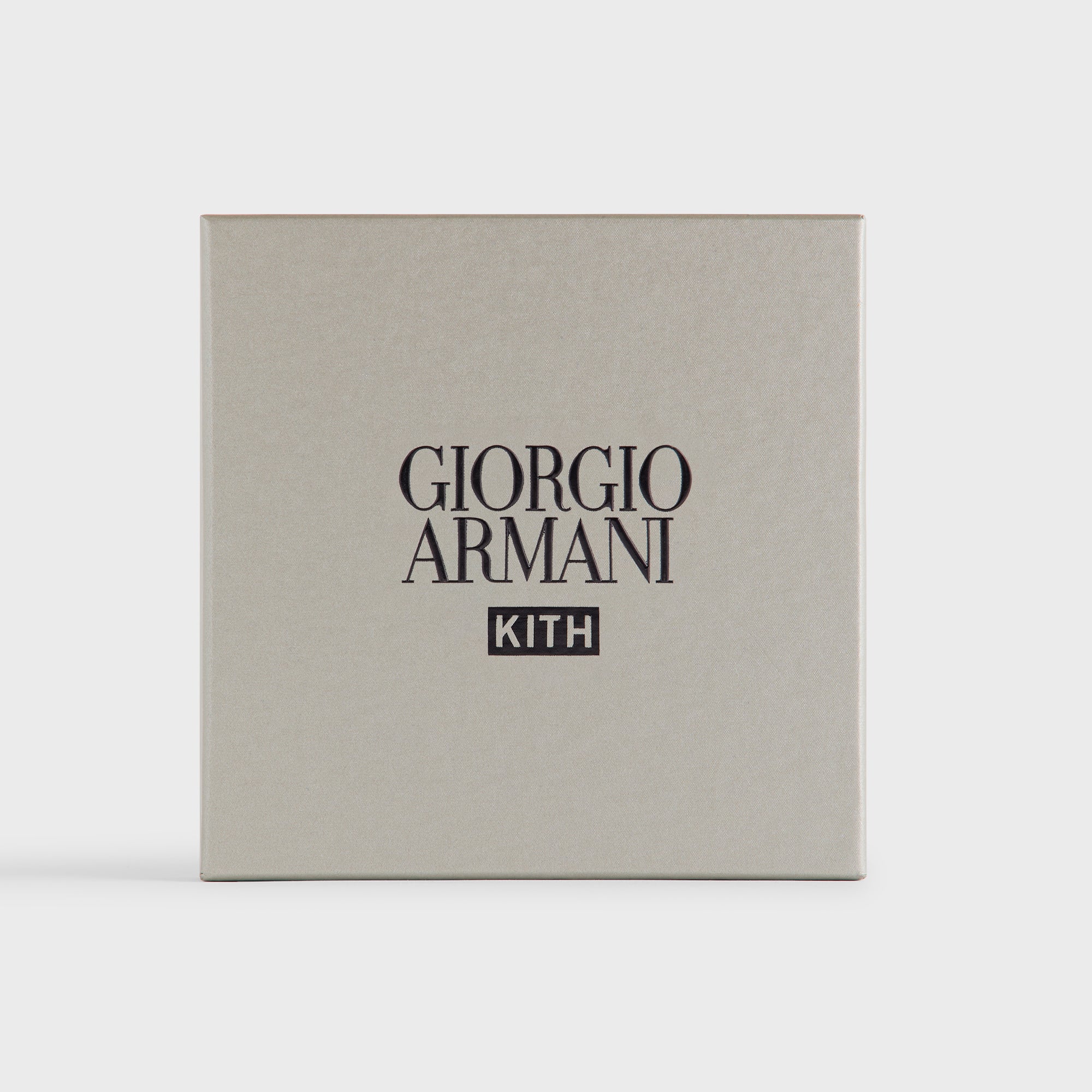 Giorgio Armani & Kith Suede Card Holder - Tan