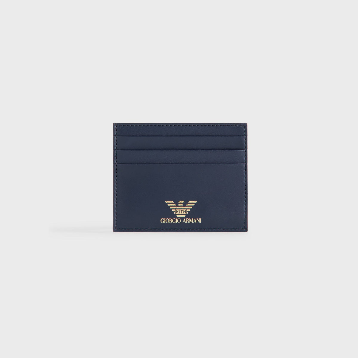 Giorgio Armani & Kith Leather Card Holder - Nocturnal