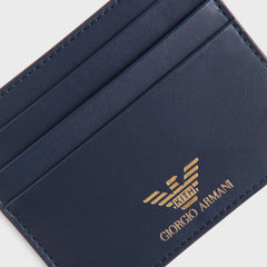 Giorgio Armani & Kith Leather Card Holder - Nocturnal