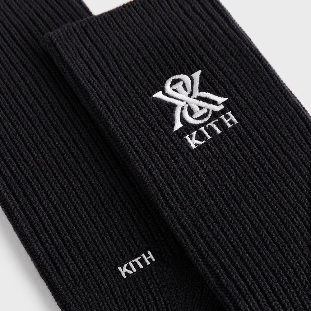 Kith Crest Relaxed Socks - Black