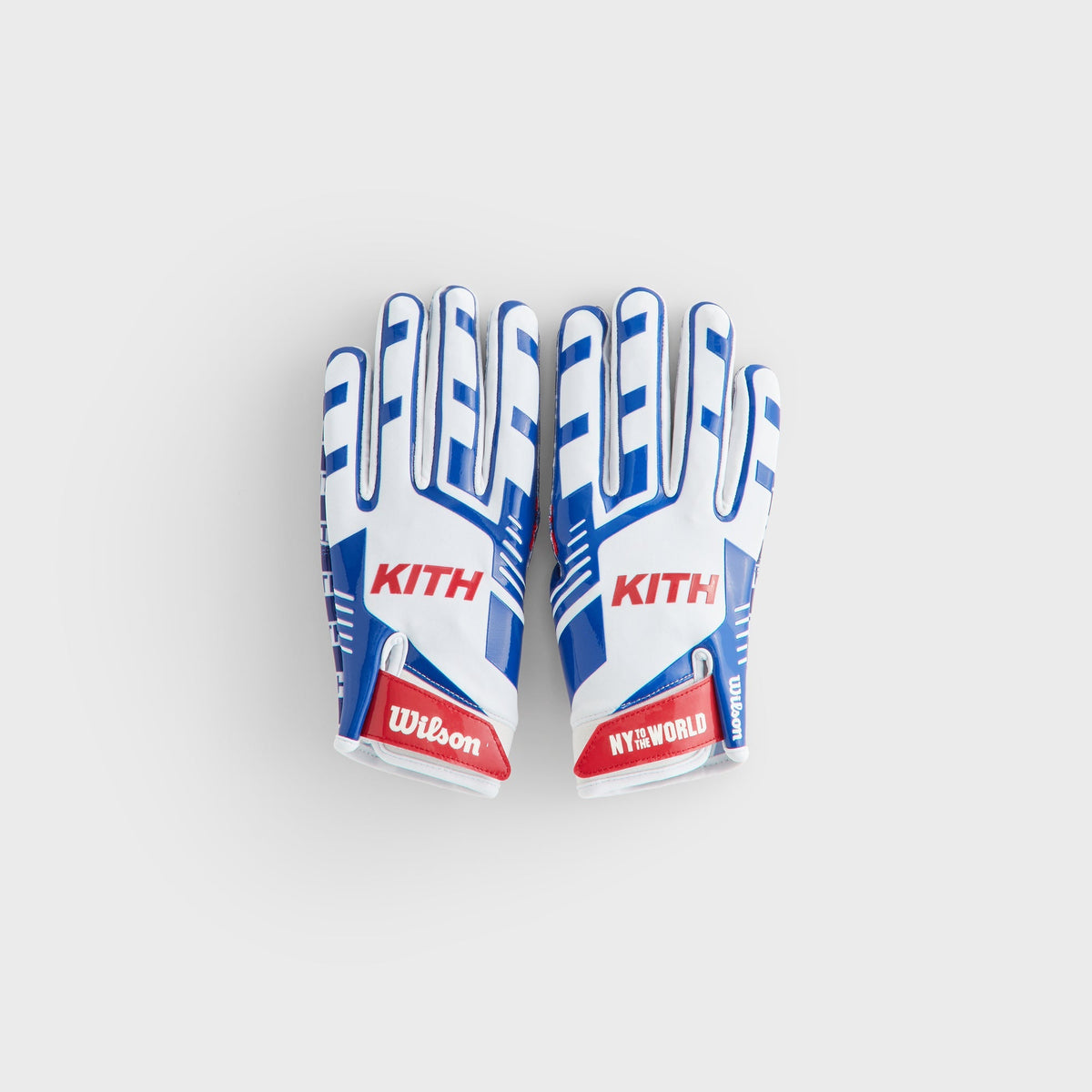 Kith & Wilson for the NFL Receiver Gloves - Blue / White