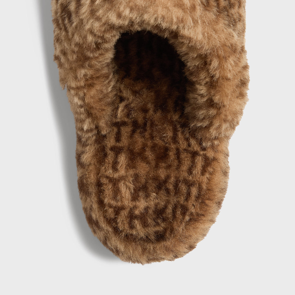 Kithmas Women Monogram Shearling Slippers - Legacy