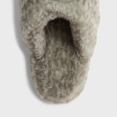 Kithmas Women Monogram Shearling Slippers - Palais