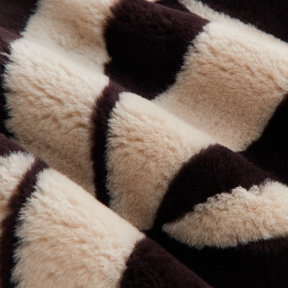 Kith Women Waylon II Shearling Crest Jacket - Incognito