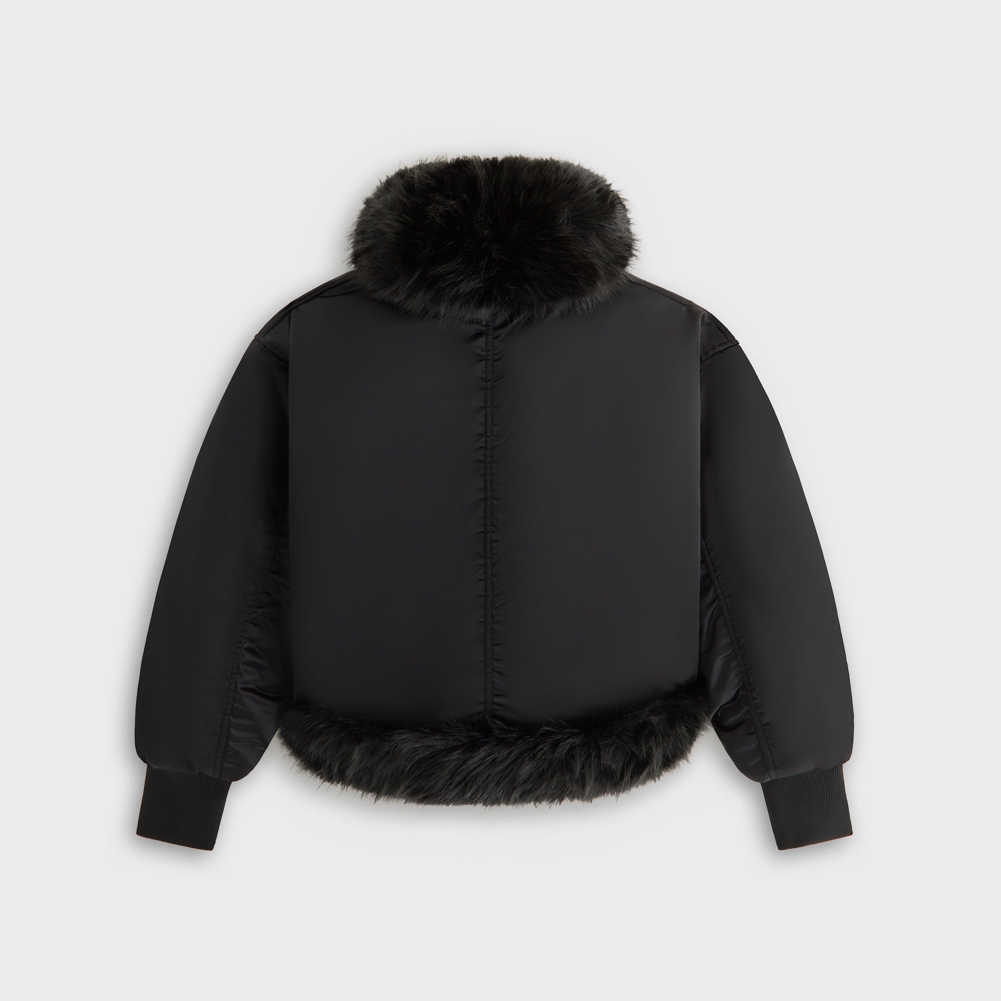 Kith Women Senna Faux Fur Reversible Bomber - Black