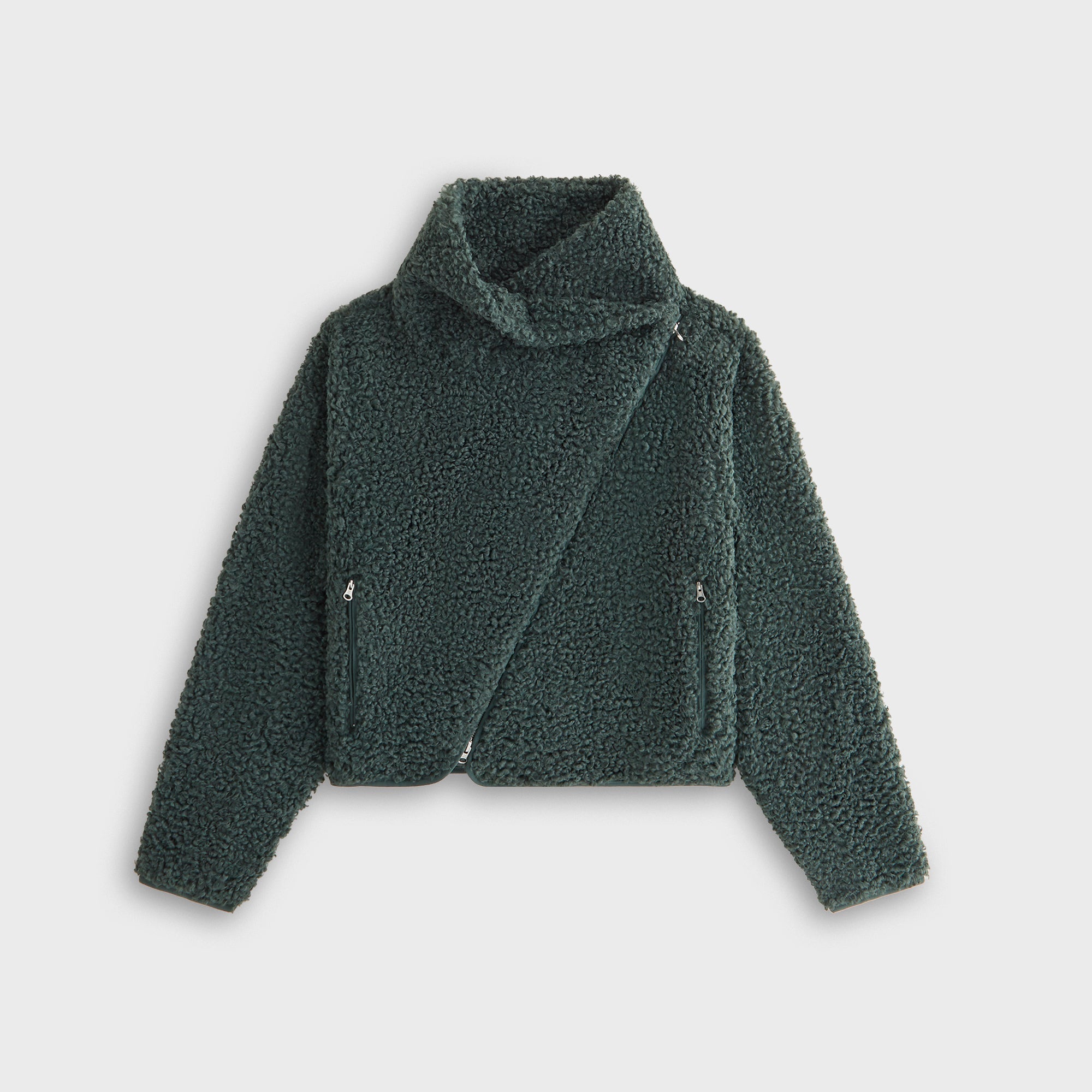 Kith Women Helia Sherpa Asymmetrical Jacket - Machine