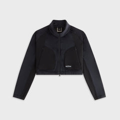 Kith Women Reiko Fleece Cropped Jacket - Black