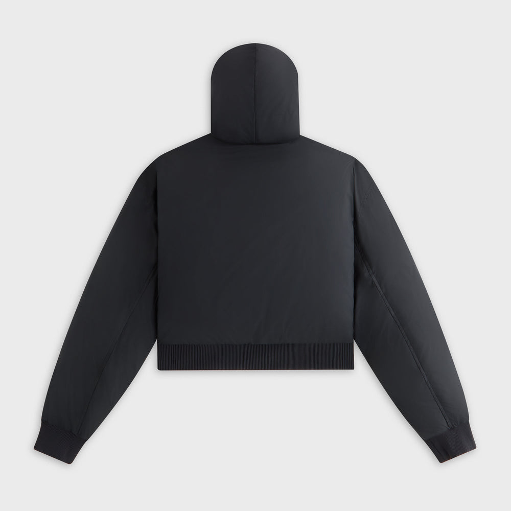 Kith Women Bex Cropped Nylon Puffer - Black