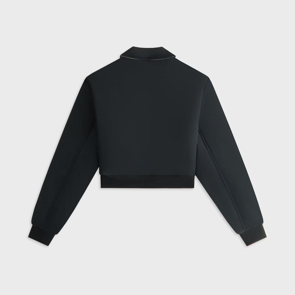 Kith Women Reversible Landry IV Cropped Bomber Jacket - Black