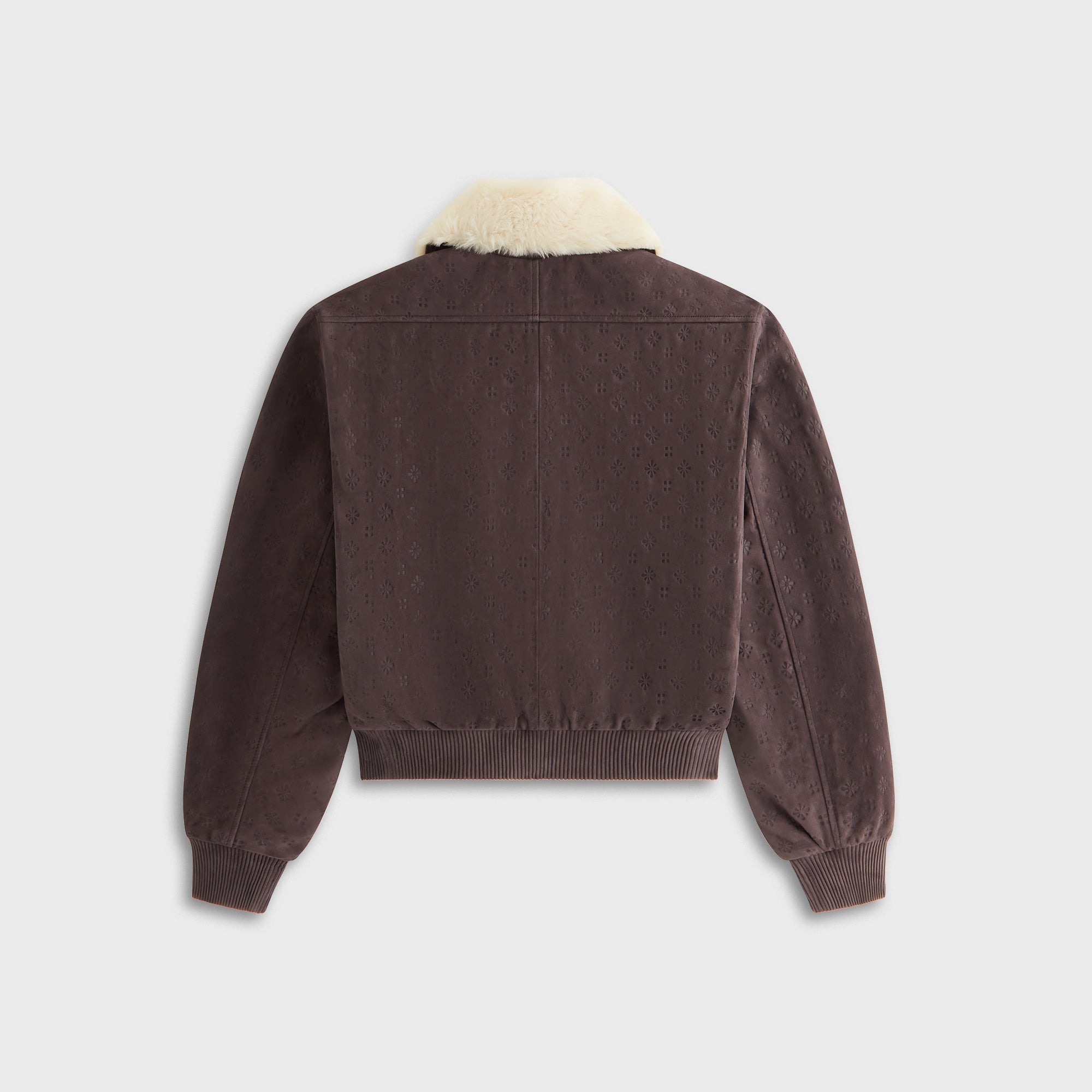 Kith Women Dalton Debossed Suede Bomber - Hematite